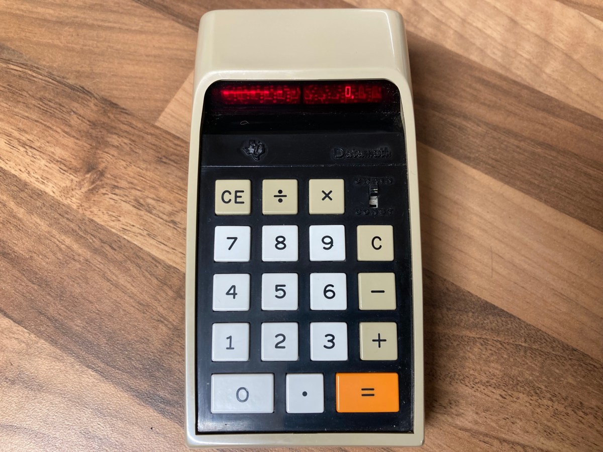 1974 Texas Instruments TI-2500 Datamath Calculator Repair & Lithium ...